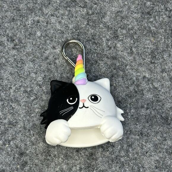 Bath & Body Works Light-Up Unicorn Cat Gel Holder Rainbow Horn Lights Up Tested - Picture 1 of 6